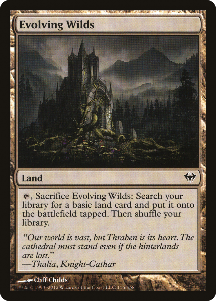 Evolving Wilds (DKA-155) - Dark Ascension Foil