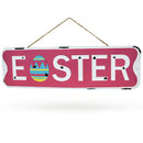Easter Metal Wall Sign 18 Inch Wide