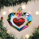 Faceted Heart Ornament