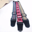 Embroidered guitar strap