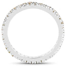 0.57 Carat Genuine Yellow Diamond .925 Sterling Silver Ring