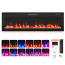 50-Inch Smart WiFi Electric Fireplace with Remote Control