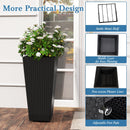 Set of 2 30 Inch Tall Flower Pot with Open-ended Base