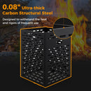 30 Inches Ultra Thick Burn Barrel with Venting Patterns and 4 Cross Braces