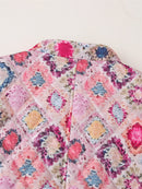 Women's Casual Crew-Neck Cotton Padded Jacket