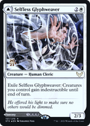 Selfless Glyphweaver // Deadly Vanity (PRE-157S) - Strixhaven: School of Mages Promos Foil