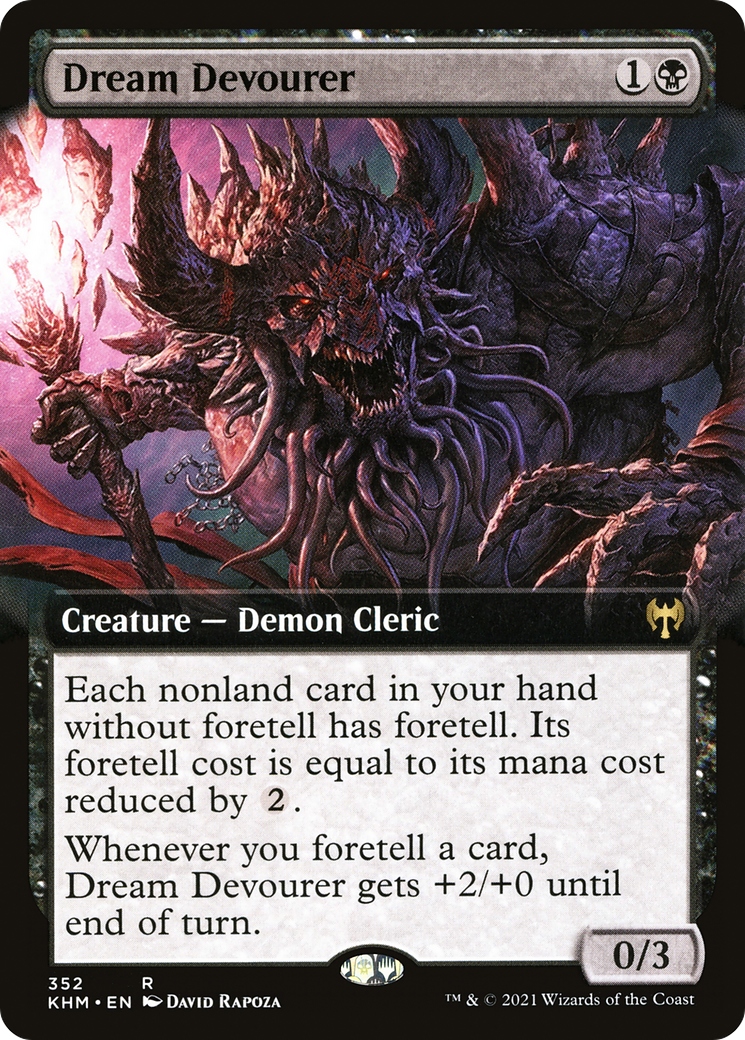 Dream Devourer (KHM-352) - Kaldheim: (Extended Art) Foil