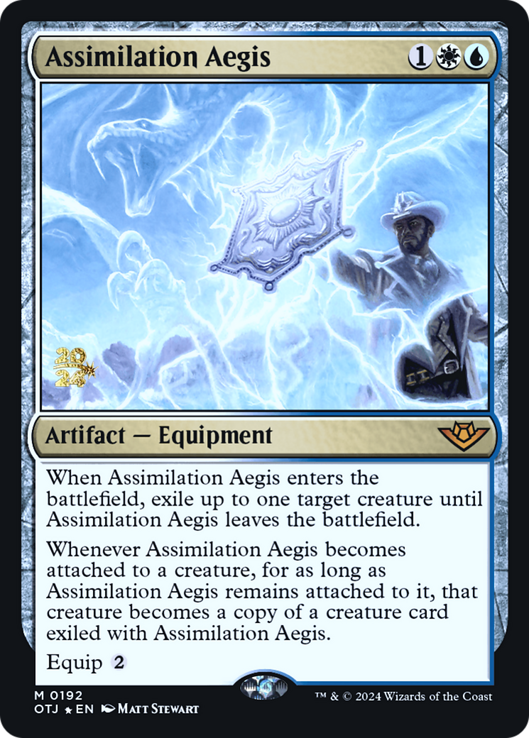 Assimilation Aegis (PRE-192) - Outlaws of Thunder Junction Promos Foil