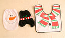 Christmas Santa Bathroom Curtain Toilet Seat Decor