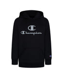 Champion Big Girls Glitter C Script Hoodie