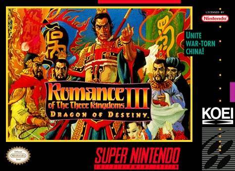 Romance of the Three Kingdoms III Dragon of Destiny (Super Nintendo)