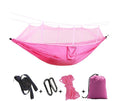 Portable Parachute Hammock with Mosquito Net - Army Green