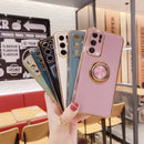 Mobile Phone Shell P40PRO Ring Buckle Bracket Magnetic Car M40 Electroplating Fine Hole Nova8