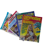 Various Commodore Magazines (Commodore Power/Play September 1985, Commodore Microcomputers June 1985, Compute!'s Gazette December 1989 &amp; Compute!'s Gazette May 1985)
