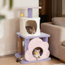 31.5" Cute Modern Cat Tree Multi-Level Kitten Tower