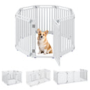 8-Panel Dog Playpen 31.5" Height Indoor Outdoor HDPE