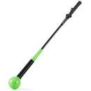 31.5 Inch Golf Swing Trainer Aid with Weighted Head for Grip Rhythm Balance