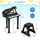 31 Keys Kids Piano Keyboard with Stool and Piano Lid