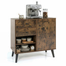 31" Sideboard Cabinet with 2 Drawers and Open Shelves