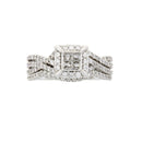 1.00ct Diamond Engagement Ring Set 10KT White Gold