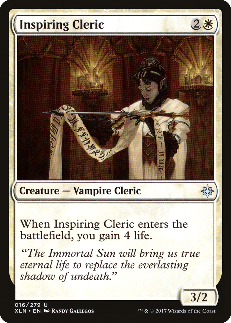 Inspiring Cleric (XLN-016) - Ixalan