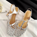 Niche-design Bag Roman Shoes Sandals Mesh Upper