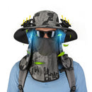 Solar Fan Hat with UPF50+ Sun Protection & Neck Flap