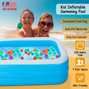 Inflatable Swimming Pools Family Swim Play Center Pool Blow up Kiddie Pool for Family Inflatable Lounge Pool for Kids Baby Adult Inflatable Water Ball