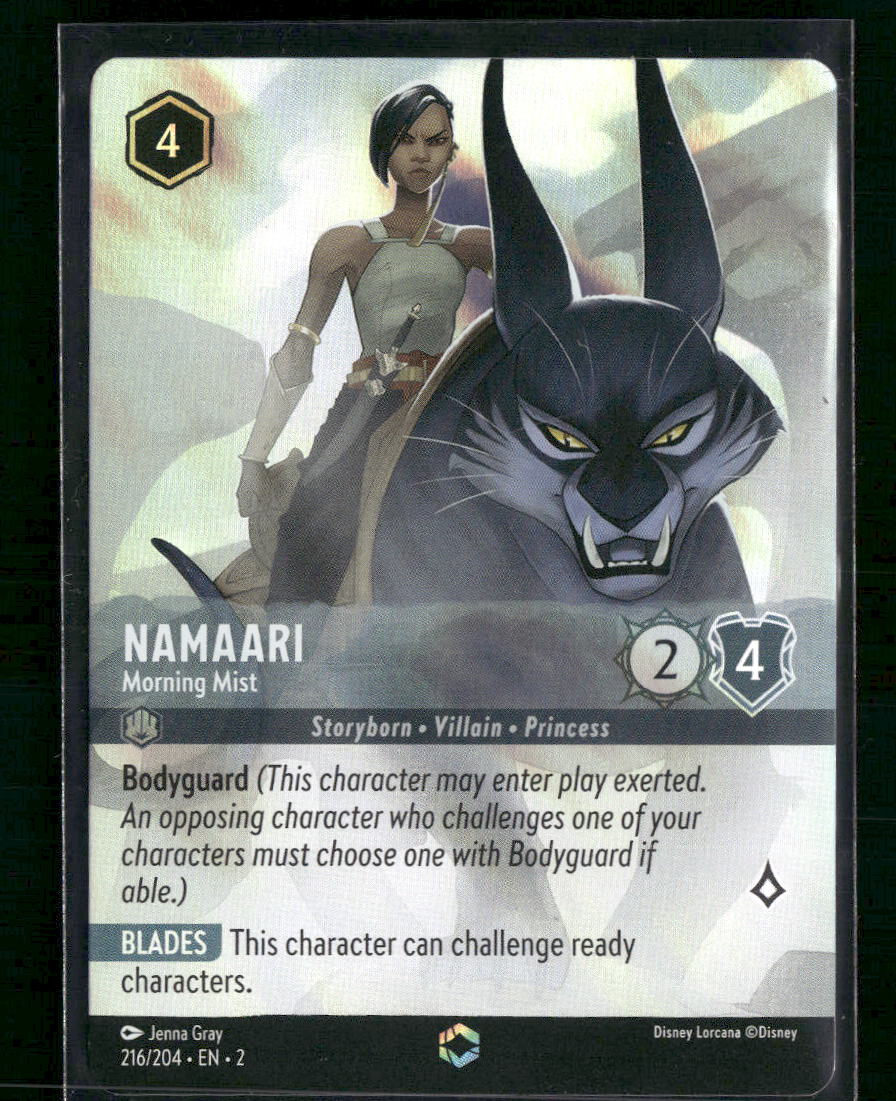 namaari lorcana card Namaari Rise of the Floodborn #216/204 (HoloFoil) – Ralphie's Funhouse