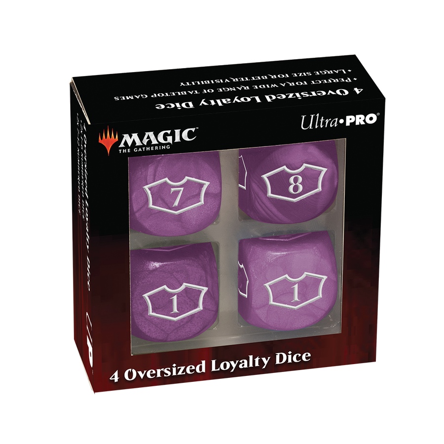 Ultra PRO: Loyalty Dice Set - 22MM Deluxe with 7-12 (Swamp)