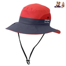 Women Summer Sun Bucket Hats Foldable UV Protection Cotton Cap Wide Brim Floppy Cap Packable Ponytail Mesh Travel Hat For Beach Fishing Camping Travel