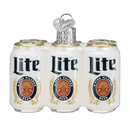Miller Lite Six Pack Ornament