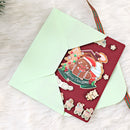 DIY Christmas Cartoon Greeting Card