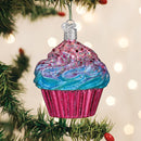 Shimmering Pink Cupcake Ornament