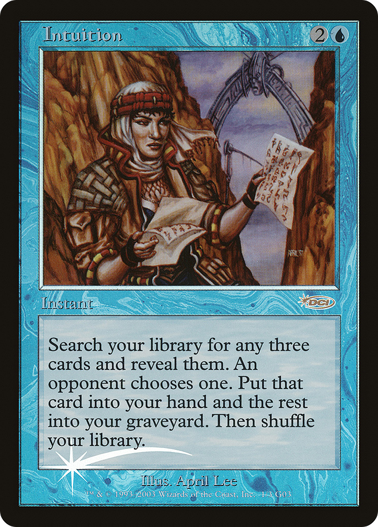 Intuition (JDG-001) - Judge Gift Cards 2003 Foil