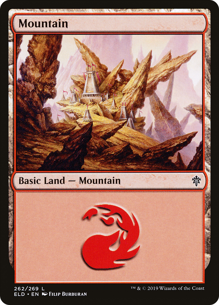 Mountain (ELD-262) - Throne of Eldraine Foil