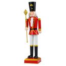 32.5 Inch Christmas Nutcracker with High Hat and Beautiful Scepter