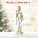 32.5 Inch Christmas Nutcracker with High Hat and Beautiful Scepter