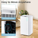 32 Pints 2000 Sq.ft Portable Dehumidifier for Home and Basement-White
