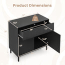 32" Wide Buffet Cabinet with 2 Doors and 1 Drawer for Kitchen