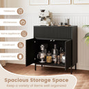 32" Wide Buffet Cabinet with 2 Doors and 1 Drawer for Kitchen