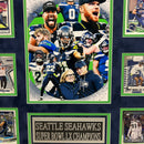 Seattle Seahawks Super Bowl LX Champion 10-Card Custom Display Frame
