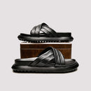 Mens Stylish Casual Cross-strap Beach Sandals With A Soft