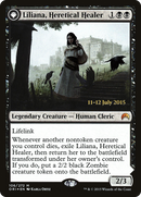 Liliana, Heretical Healer // Liliana, Defiant Necromancer (PRE-106S) - Magic Origins Promos: (originpwdfc) Foil