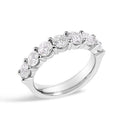 14K White Gold 2. 0 Cttw Diamond 7 Stone Band Ring