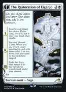 The Restoration of Eiganjo // Architect of Restoration (PRE-34S) - Kamigawa: Neon Dynasty Promos: (fandfc, enchantment) Foil