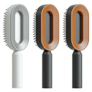 Self Cleaning Hair Brush One-key Airbag Massage