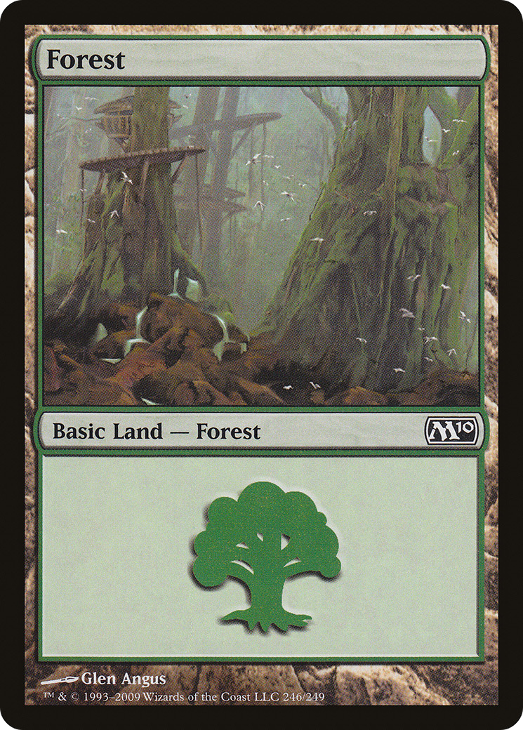 Forest (M10-246) - Magic 2010 Foil