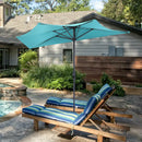 9Ft Patio Bistro Half Round Umbrella