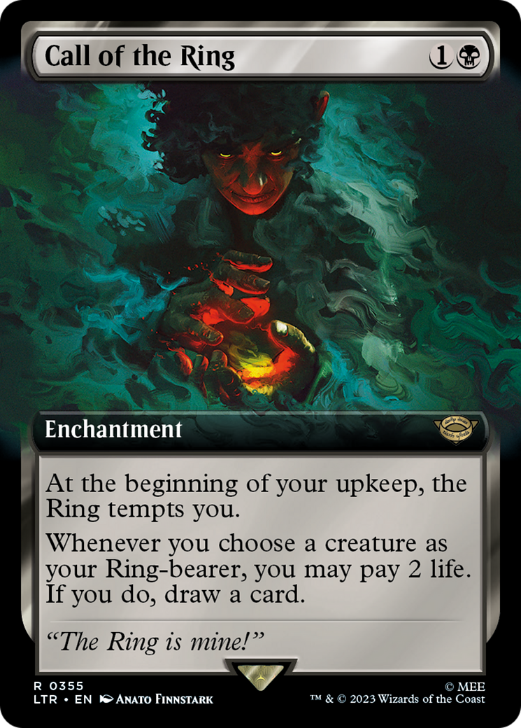 Call of the Ring (LTR-355) - The Lord of the Rings: Tales of Middle-earth: (Extended Art) Foil